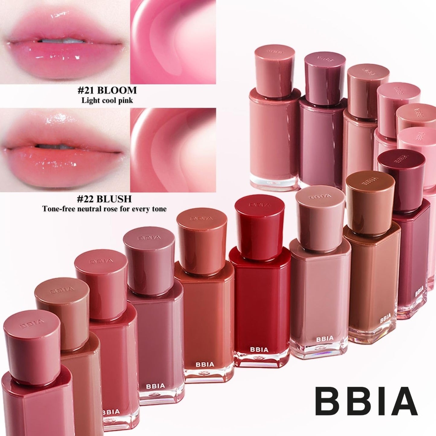 BBIA Glow Tint – Lip Plumping Volumizing Glossy & Glowy Lip Stain Naturally Moisturizing Comfortable Texture Lightweight Long-Lasting Vivid Color Non-Sticky Korean Makeup (13 MAROON, Pack of 1)