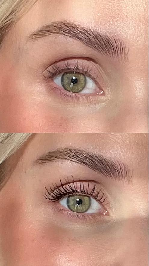 Sandstone Scandinavia Hypoallergenic Mascara Sensitive Eyes - Smudge-Proof, Sweatproof, Lengthening for Maximum Volume and Length - Vegan, Non Toxic ingredients (Brown, 9 ml)