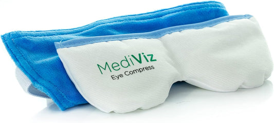 Warm Compress Eye Mask - Moist Heat Compress for Irritated Eyes and Eyelid Lumps and Bumps