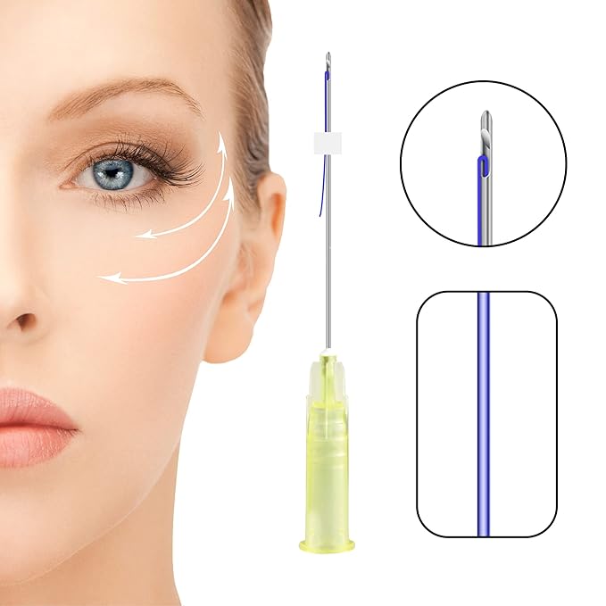 Pdo Threads Lift for Eyes, Pdo Lifting Thread, Improves Wrinkles And Sagging Around The Eye Area (20PCS-30G*38MM)