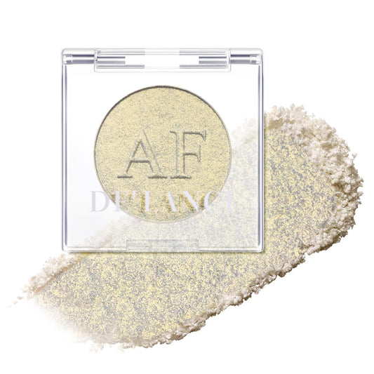 Highlighter Makeup Palette, Long Lasting New Formula, Dazzling Yellow-Gold Shimmer, Sheer Gold Base, Ideal for Face and Body Contour and Cheek Highlight (#03) Yellow-Gold Dazzling Shimmer,#3