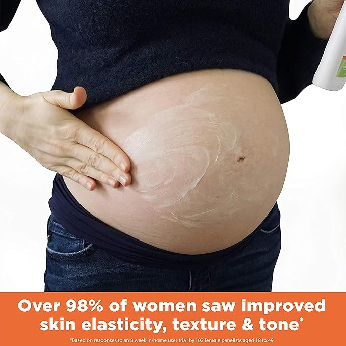 Palmer's Cocoa Butter Formula Massage Lotion For Stretch Marks, Pregnancy Skin Care, Belly Cream with Collagen, Elastin, Argan OIl and Shea Butter, 8.5 Ounces