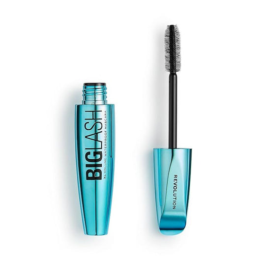 Revolution Beauty London, Big Lash Volume Waterproof Mascara, Volumizing & Lengthening with a Light-Weight Feel, Fast-Drying, Vegan & Cruelty-Free, Jet Black