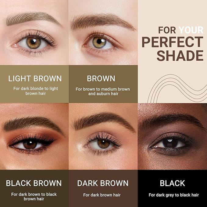 iMethod Eyebrow Pen - Eyebrow Pencil with Micro 4-Fork Tip, Microblading Eyebrow Pen for Natural Hair-Like Brows, Long-Lasting Eye Brow Pencils for Women, Smudge-proof, Black