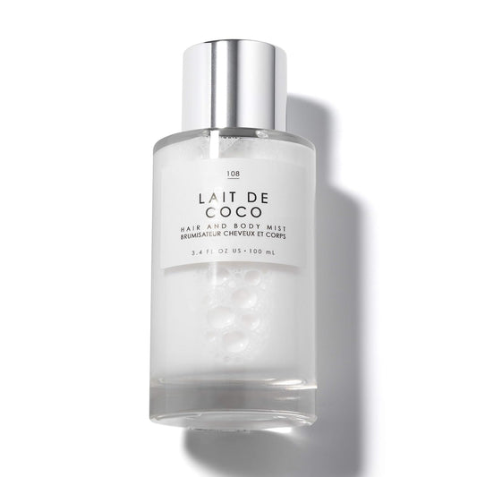 Le Monde Gourmand Lait de Coco Hair & Body Mist - 3.4oz (100ml) - Bergamot, Vanilla, Coconut Fragrance Notes