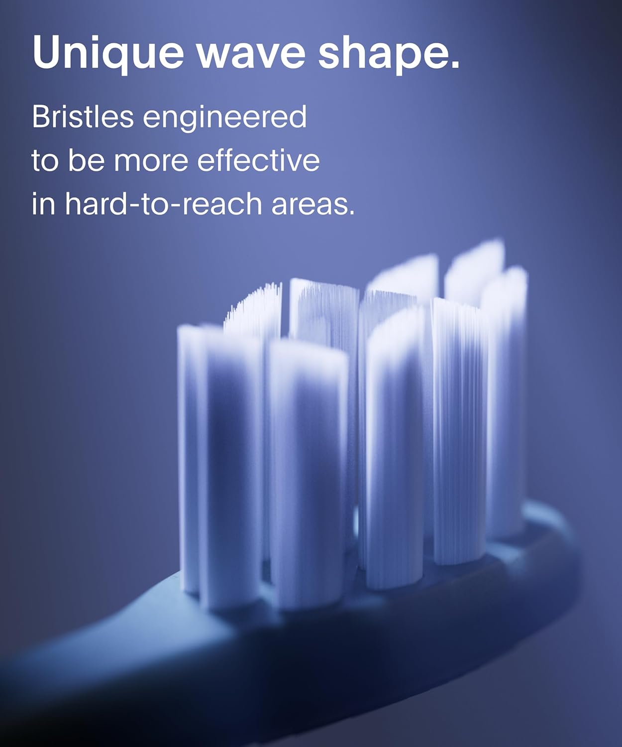 SURI Recyclable Plant-Based, Electric Toothbrush Heads - Built-in Tongue Scraper, Long Lasting Replacement Heads | Compatible Only with SURI Sonic Electric Toothbrush - Sea Mist, Pack of 3