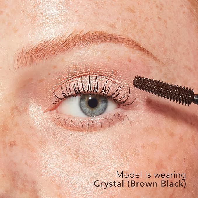 Thrive Causemetics Liquid Lash Extensions Mascara 3 Pack, Tubing Thrive Mascara Lengthening, Makeup Gift Set for Women, Volumizing & Curling, Smudge Proof, Vegan & Cruelty Free, Crystal (Brown Black)