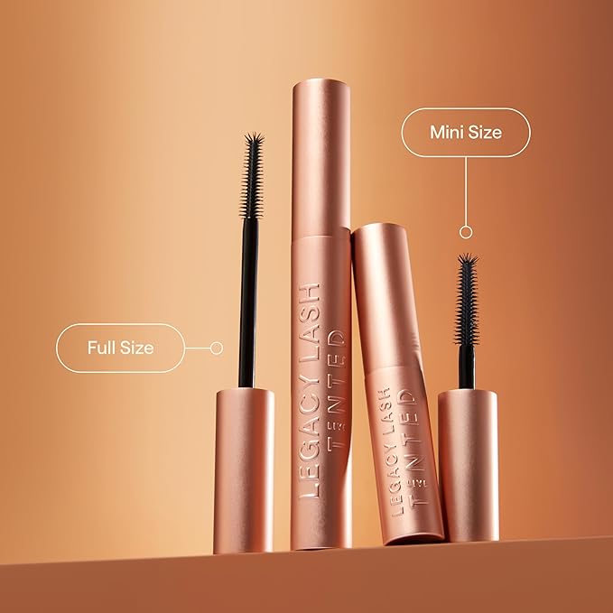 Live Tinted Legacy Lash Volumizing and Lengthening Black Mascara - Instantly Lifts, Curls & Defines - Weightless, Buildable & Flake-Free - Clean Formula Mini Size