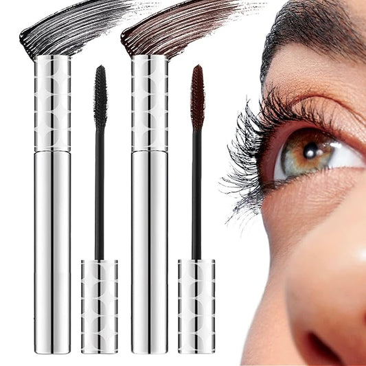 Mascara for Older Women 60 Plus, 2026 New Mascara Volume and Length for Mature Women with Thinning Lashes, Non Clumping Waterproof Long Wear (2PC Mix)