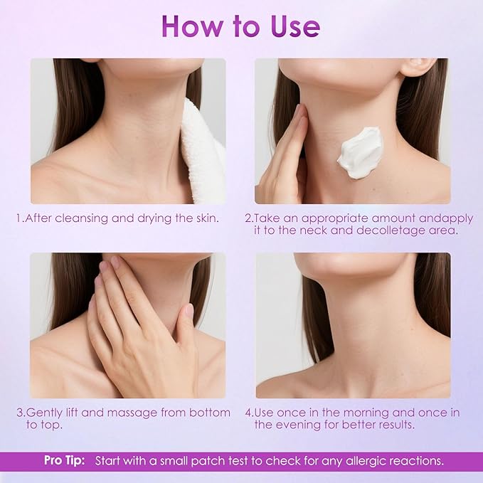 Firming Neck Cream for Crepey Skin Body Care Comfort,Moisturizing, Tightening Lotions Cosmetic Skin Care Skin & Repair for Women