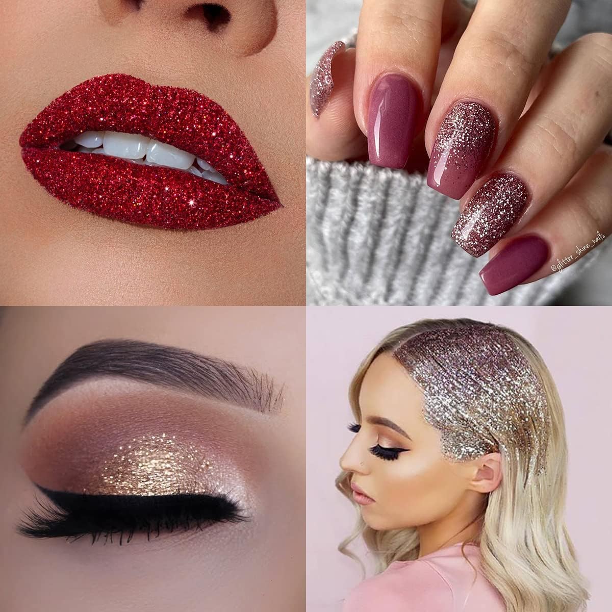 Holographic Fine Glitter, 100g Craft Glitter for Epoxy Resin, Iridescent Sequins, Loose Glitter for Face Body Hair Eye, Makeup Cosmetic Glitter for Nails Festival Decoration (Laser Greenish Blue)