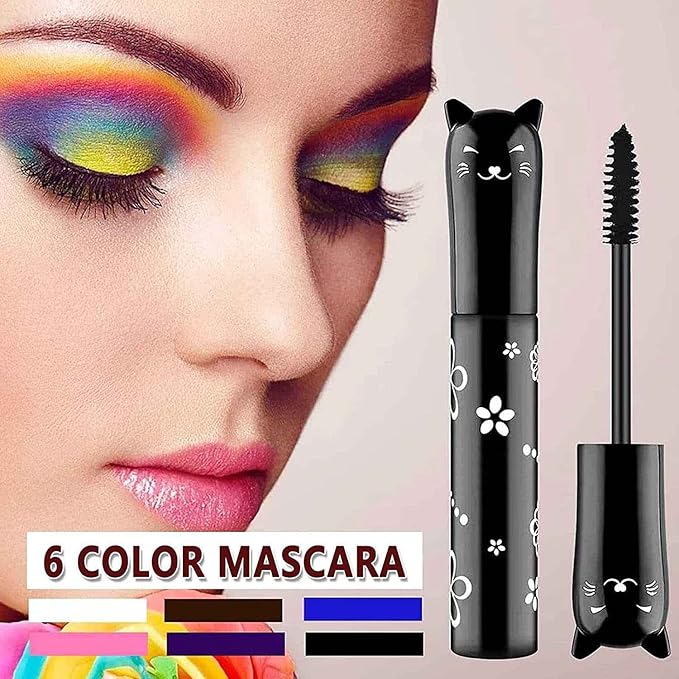 White Mascara For Eyelashes Waterproof Primer Eyes Makeup Voluminous Colored Best Benefit Lengthening Curling Defining Natural Hypoallergenic white eyeliner Halloween Party Stage Use