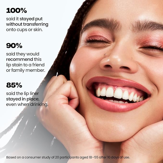 Sacheu Lip Liner STAY-N Peel Off Lip Stain — Long Lasting Matte Lip Tattoo Transfer Proof Lipstain Infused with Hyaluronic Acid & Vitamin E for All Skin Types — Vegan & Cruelty-Free, Core Bundle