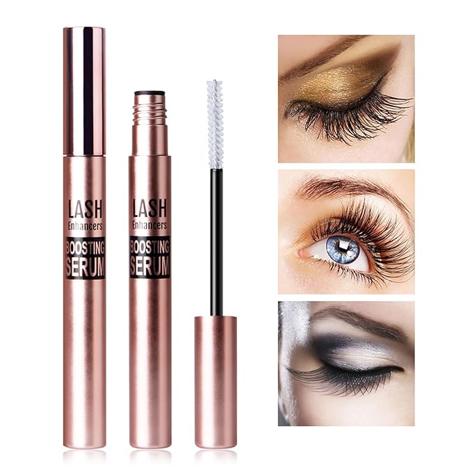 Lash Serum, Eyelash Primer to Boost Longer Fuller and Thicker Looking Lashes, Non-sticky, Non-caking, 3.5g/0.12oz (1pc)
