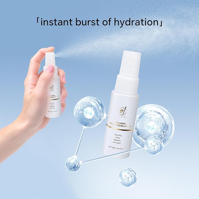 Bioactive Collagen Skincare Kit All In One for Travel Cleaning,Hydrating,Soothing,Repairing,Revitalizing,Anti-aging