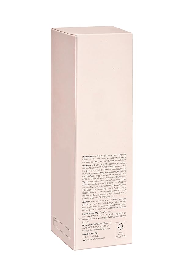 Beauty of Joseon Deep Double Cleansing Duo Green Plum Refreshing Cleanser 100ml, 3.38 fl.oz & Ginseng Cleansing Oil 210ml, 7.1 fl.oz Korean Skin Care