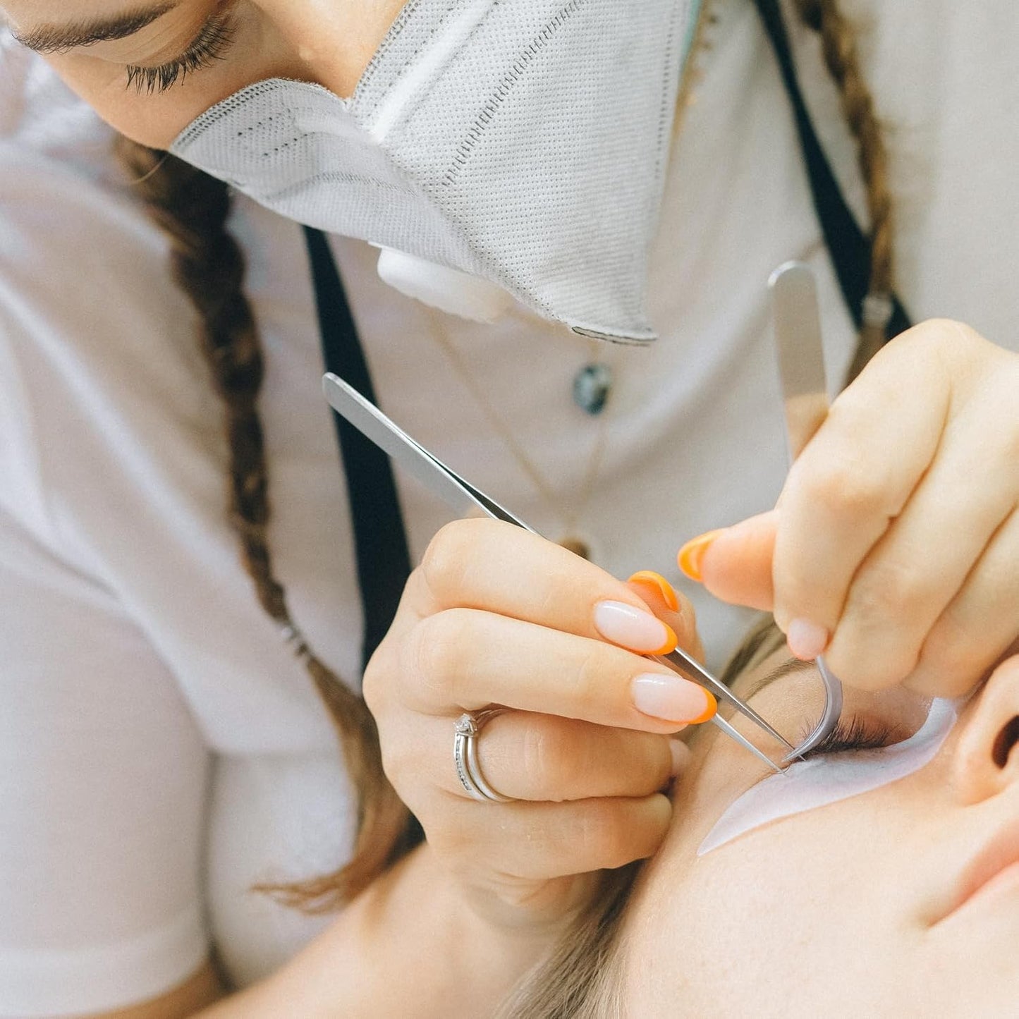 70 Pairs Under Eye Patches, Isolation Eyelash Extension Pads, Under Eye Gel Pads for Pro Salon and Individual, DIY Lashes Extension Supplies (Purple)