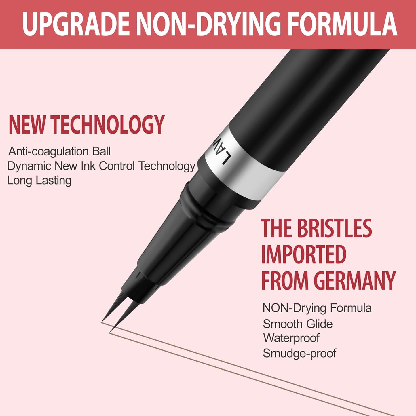 Eyebrow Pencil, 2-in-1 Waterproof Eyebrow Pen, with 2 Tip Microblading Eyebrow Pencil and Ultra-Precise Brow Pencil, with Eyebrow Brush, Eyebrow Pencils for Women, Natural Hair-Like Brows - Soft Brown