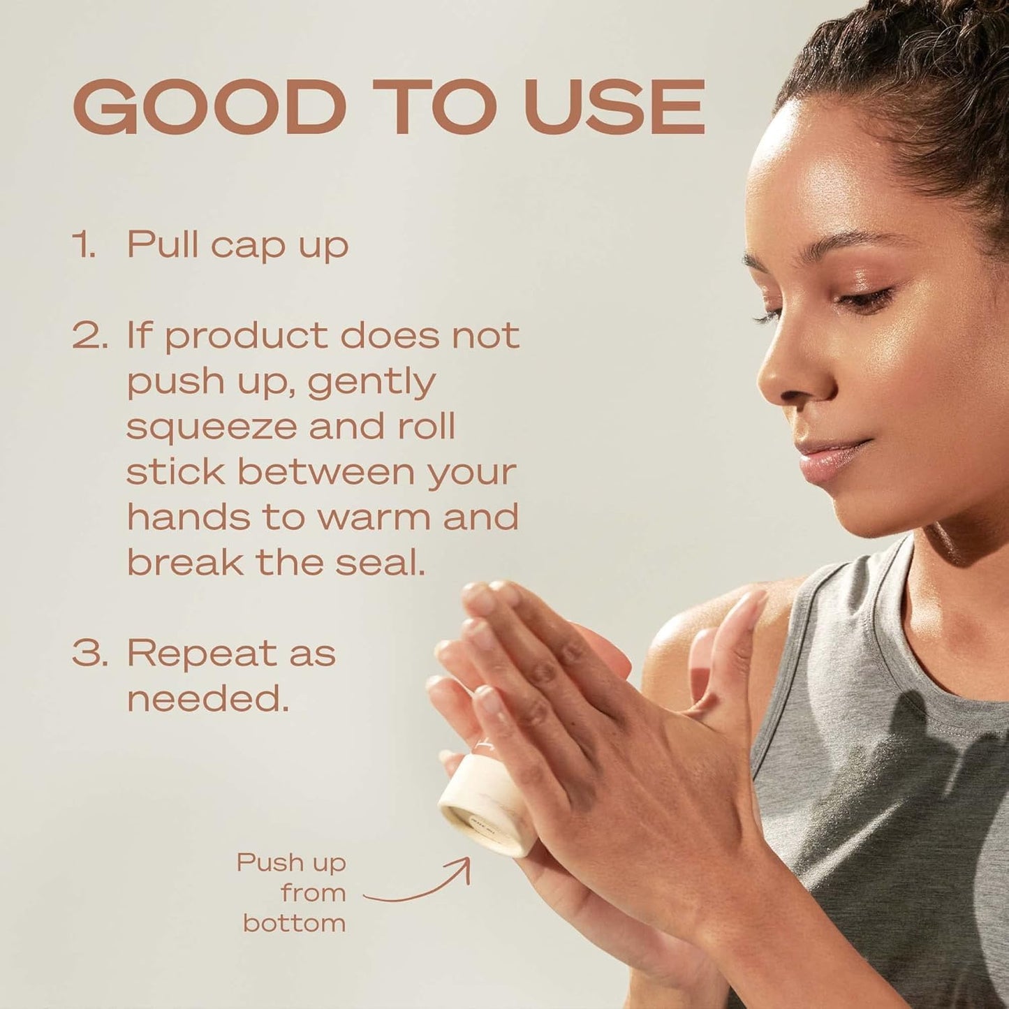 Hey Humans Deodorant, Aluminum Free Deodorant for Women and Men, Contains Naturally Derived Ingredients, All Day Odor Control, Refreshing Essential Oils, Earth Friendly Package, Rosewater Ginger