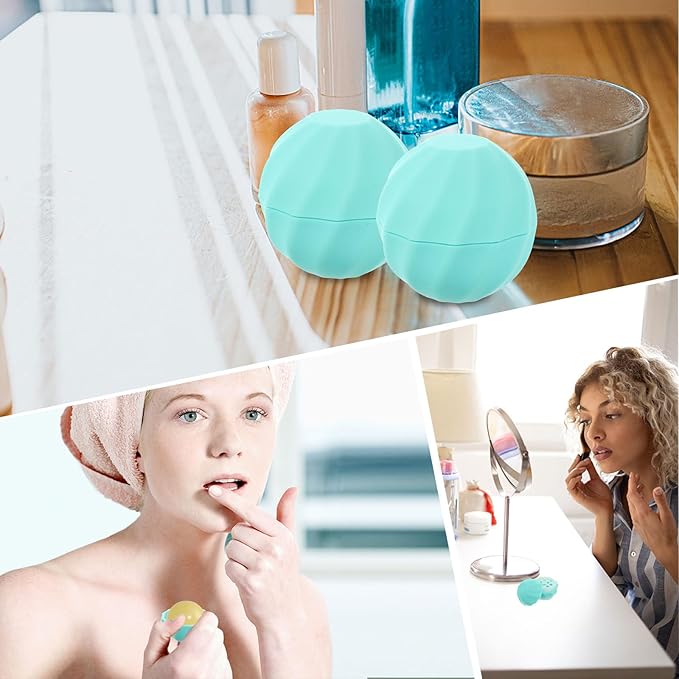 FRCOLOR Lip Balm Containers 10Pcs Empty Lip Lip Balm Bottles Filling Lipstick Box Empty Lip Balm Sphere Containers Balm Sphere Containers Lip Balm Holder