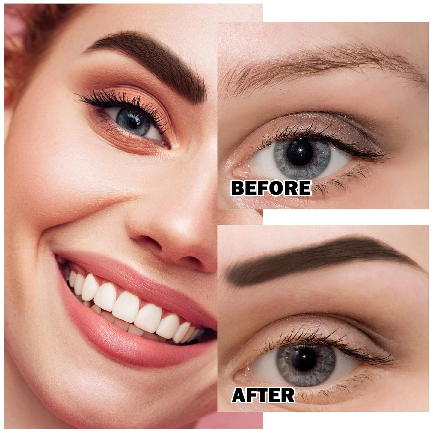 Eyebrow Pomade Cream,Brow Pomade Gel Naturally Long Lasting Waterproof,Delicate and Smooth Eye Brow Makeup Cosmetics with Eyebrow Brush - Black