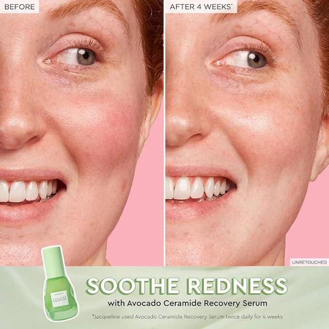 Glow Recipe Soothe, Glow & Bright Gift Set - Niacinamide Dew Drops Illuminating Primer & Avocado Ceramide Facial Serum & Guava Dark Spot Serum - Korean Skincare Travel Kit (3 Count)