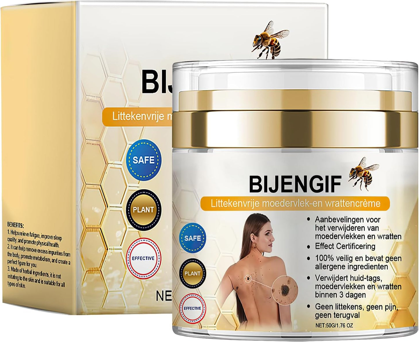 Bee Venom Cream for Removing and Repair, Moisturizing Cream for Men&Women (1Fl Oz)