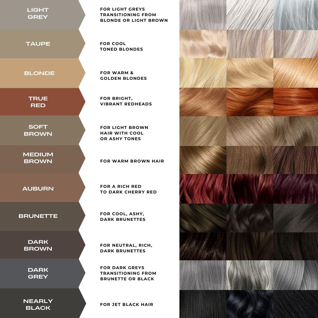 MADLUVV Brow Stamp Kit with Brow Stencils – Easy Eyebrow Shaper for Natural-Looking Brows – Popular Eyebrow Stencil Kit Used by Professionals – 9 Shapes, Spoolie, Travel Bag & Stamp (Dark Grey)