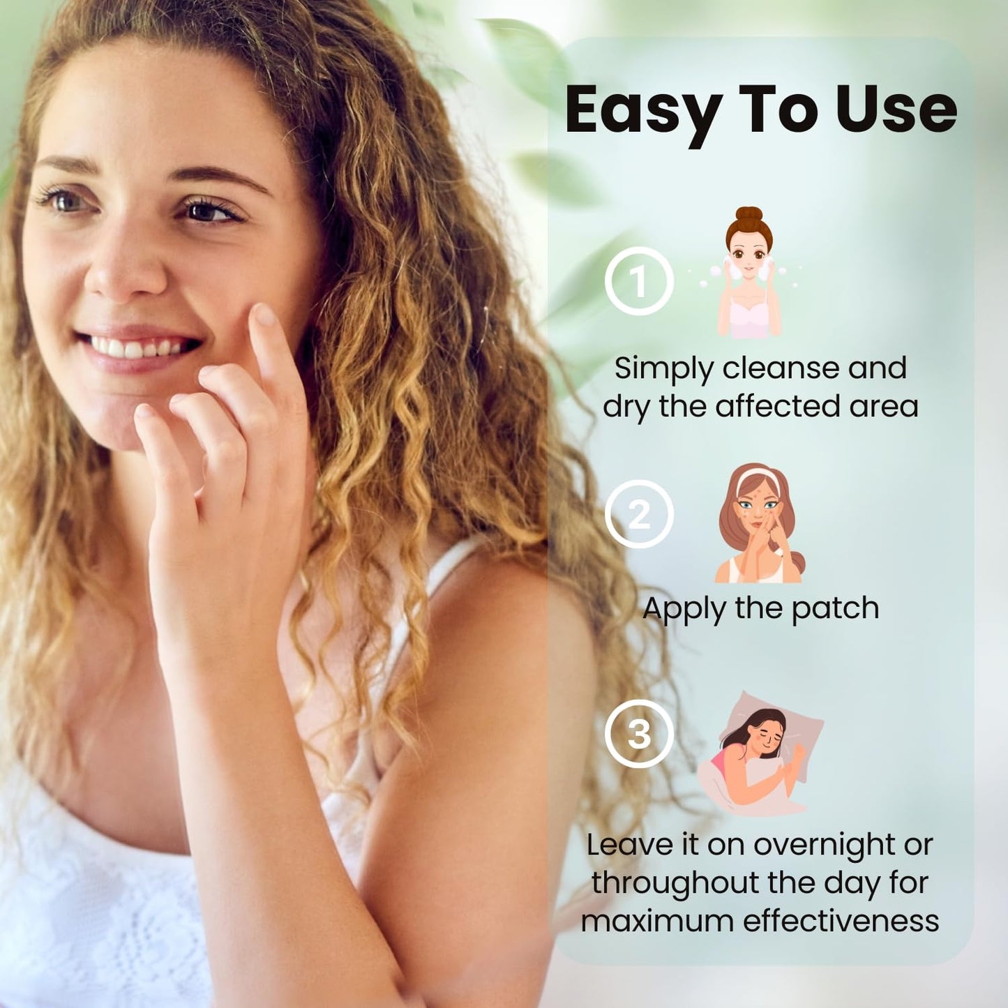 Dual Nature Advanced Formula Hydrocolloid Blemish Patches 12mm - Infused with Tea Tree Leaf, Lavender Extract & Salicylic Acid - Fights Blemishes, Soothe and Calms - Skin All Skin Types (30 Count)