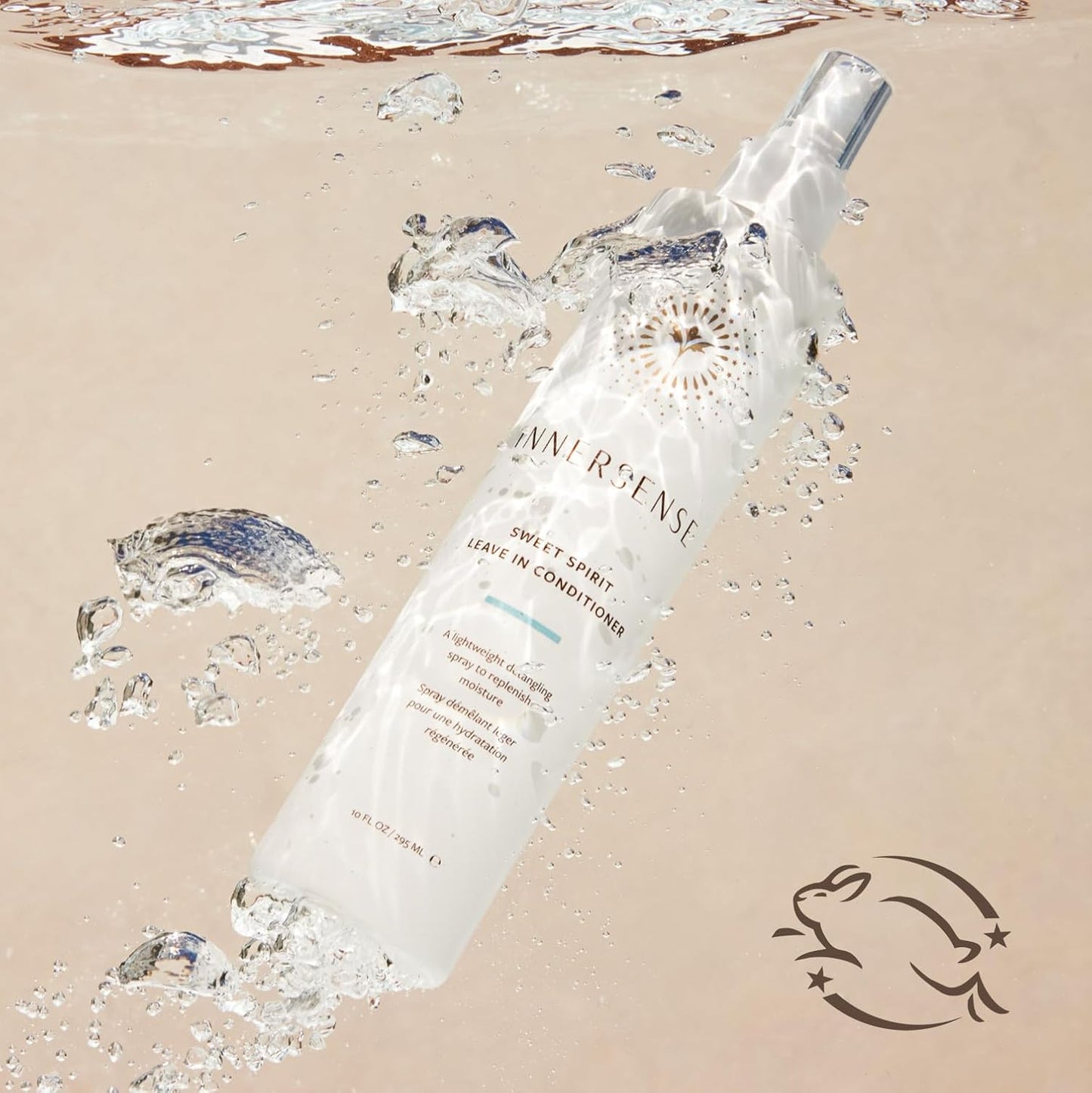 INNERSENSE Organic Beauty - Natural Sweet Spirit Leave-In Conditioner | Non-Toxic, Cruelty-Free, Clean Haircare (Full Size, 10 fl oz | 295 ml)