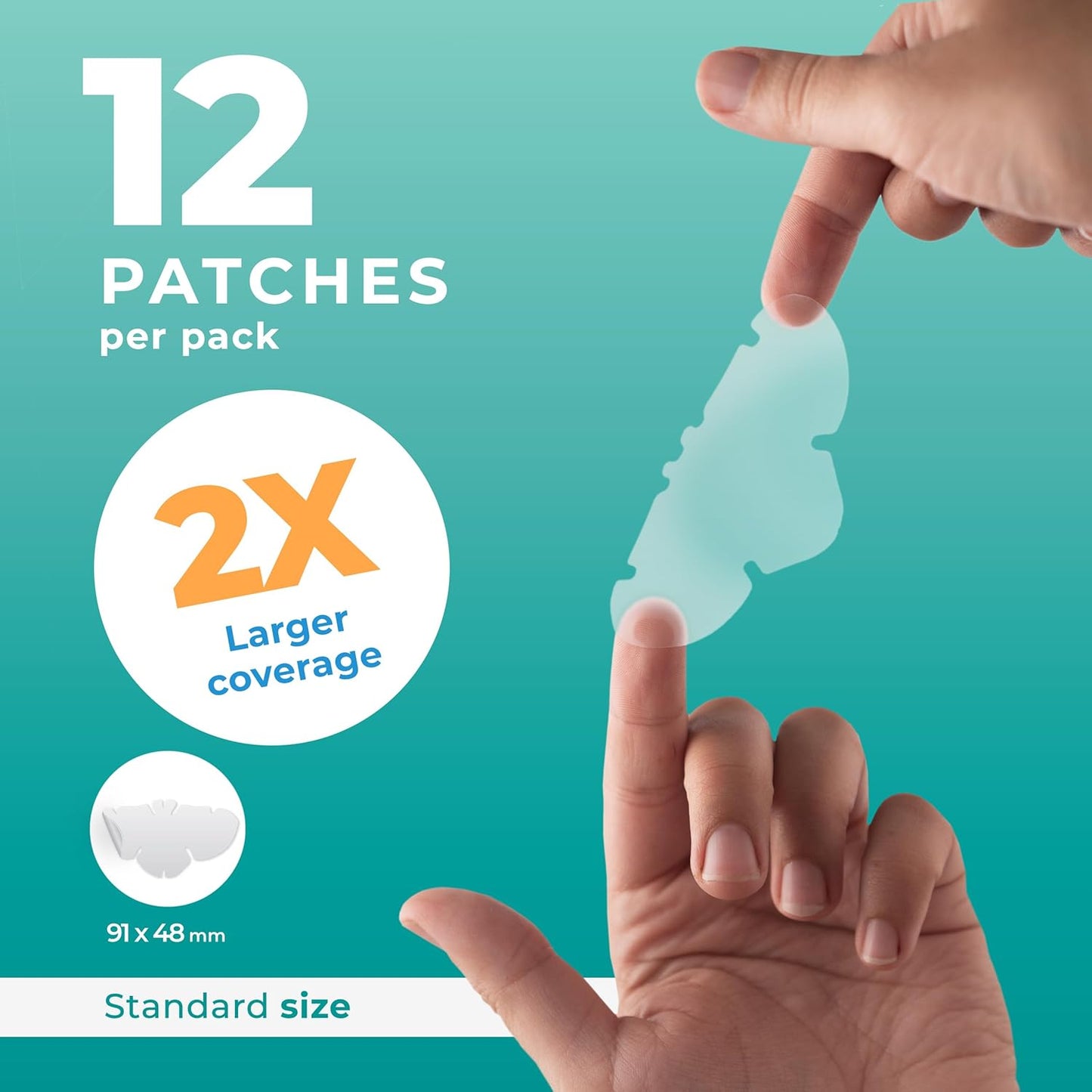 Pimple Patches for Nose (12 Pack), Cover Nose Pimples Overnight - Hydrocolloid Acne Patches - Pimple Patch Hydrocolloid Patches & Pimple Stickers, Nose Strip, Zit Patches