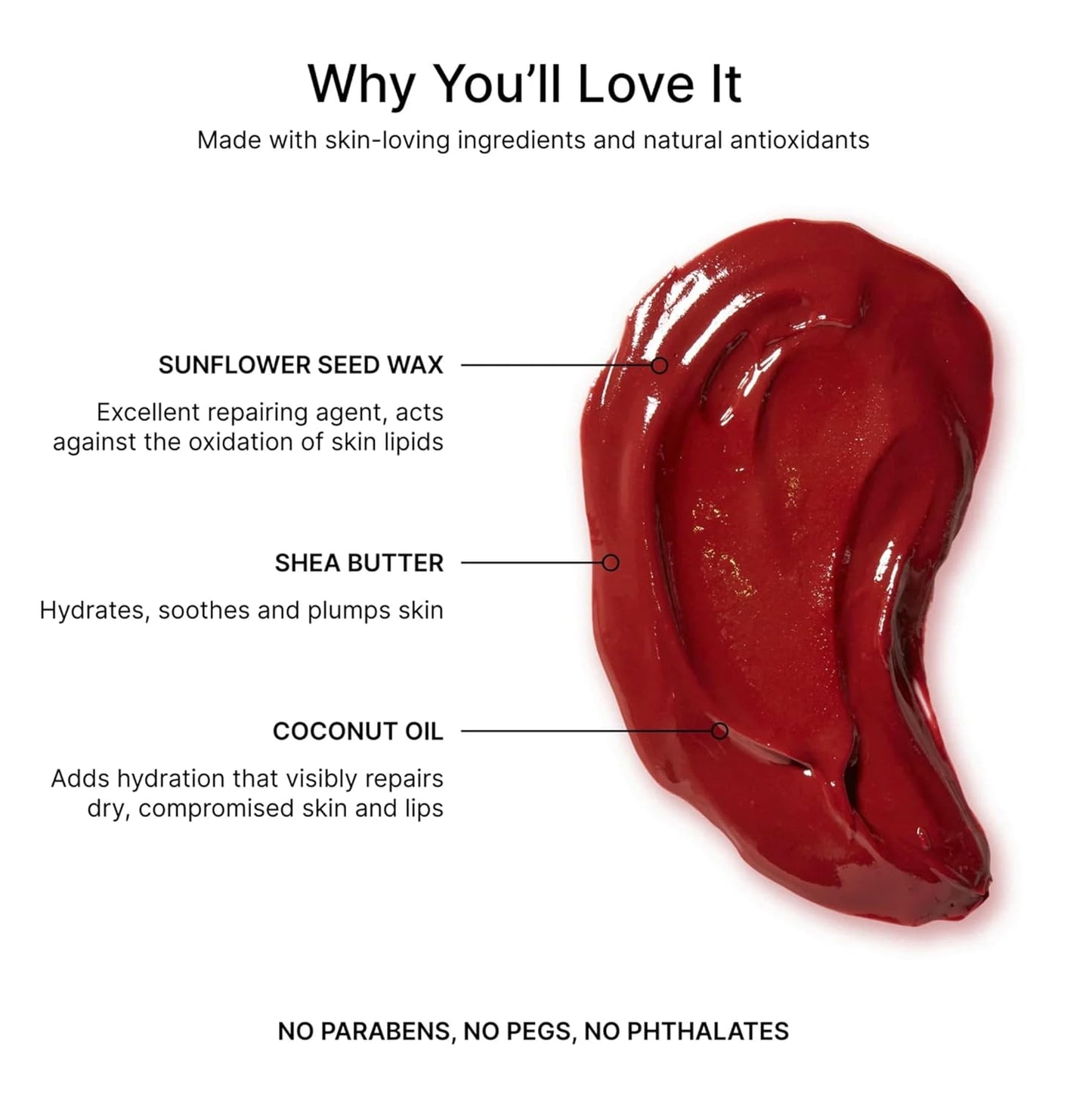 Jillian Dempsey Lid Tint: Satin Cream Eyeshadow I Easy Application for a Natural Shimmer or a Layered Matte Finish I Ruby