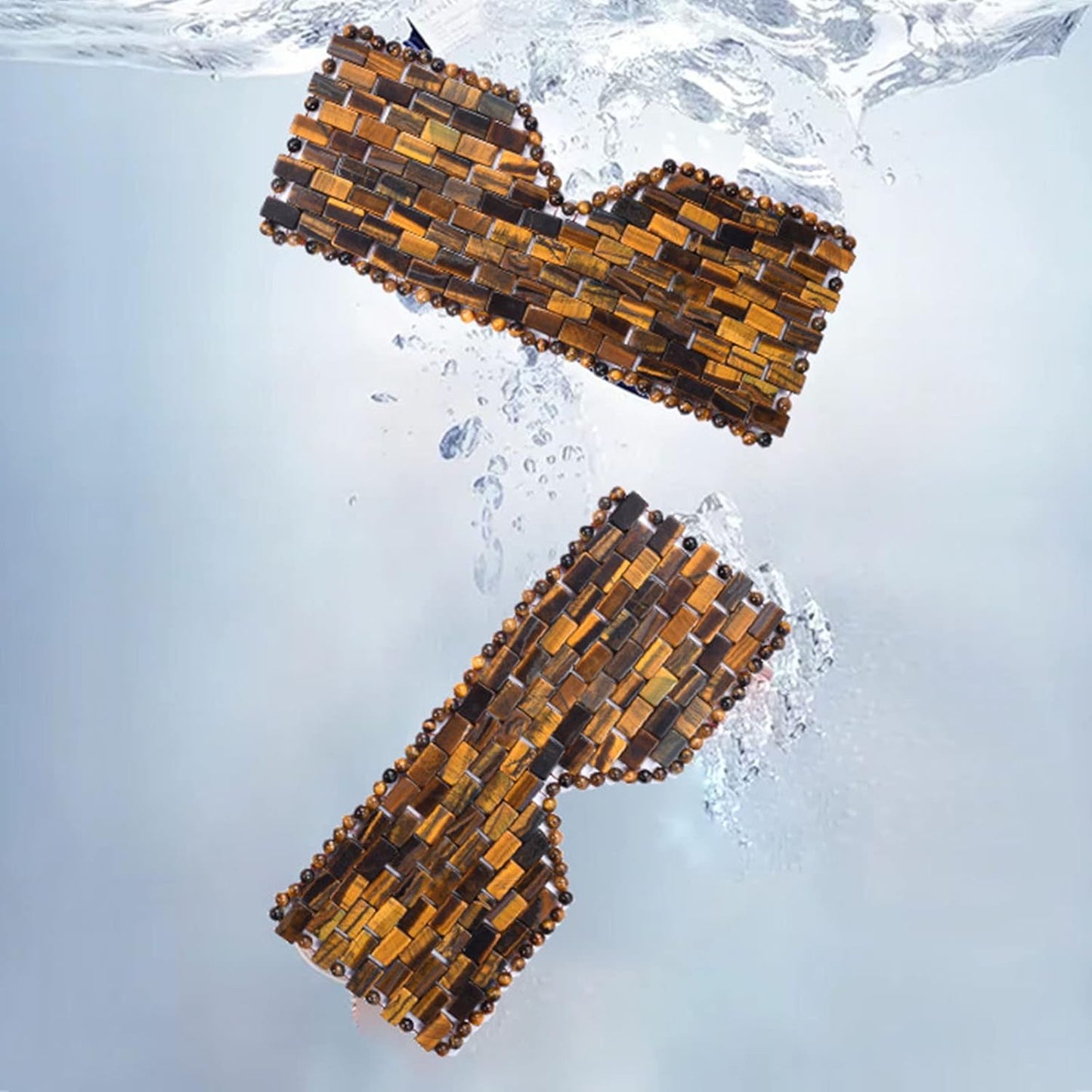 Jade Eye Mask Tiger Eye Cooling Jade Sleep Eye Mask 100% All Natural Soothe Stone Eye Mask