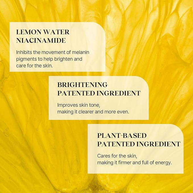 CLIV Vita C Brightening Ampoule Facial Serum | 85% Lemon Water | Skin Dullness Treatment | Vitamin Skincare |Skin Refreshing Serum | Korean Skincare (1.01 fl oz, 30ml)