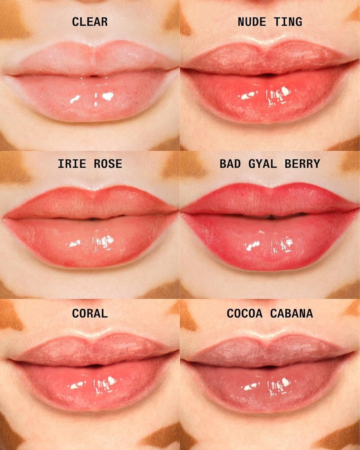 Cay Skin Isle Lip Balm SPF 30 – High Shine, Hydrating + Sheer Lip Gloss in Vanilla Brown Sugar Flavor – Formulated with Natural Ingredients for All Skin Tones – 3-Pack, Bad Gyal Berry, 1.05 oz