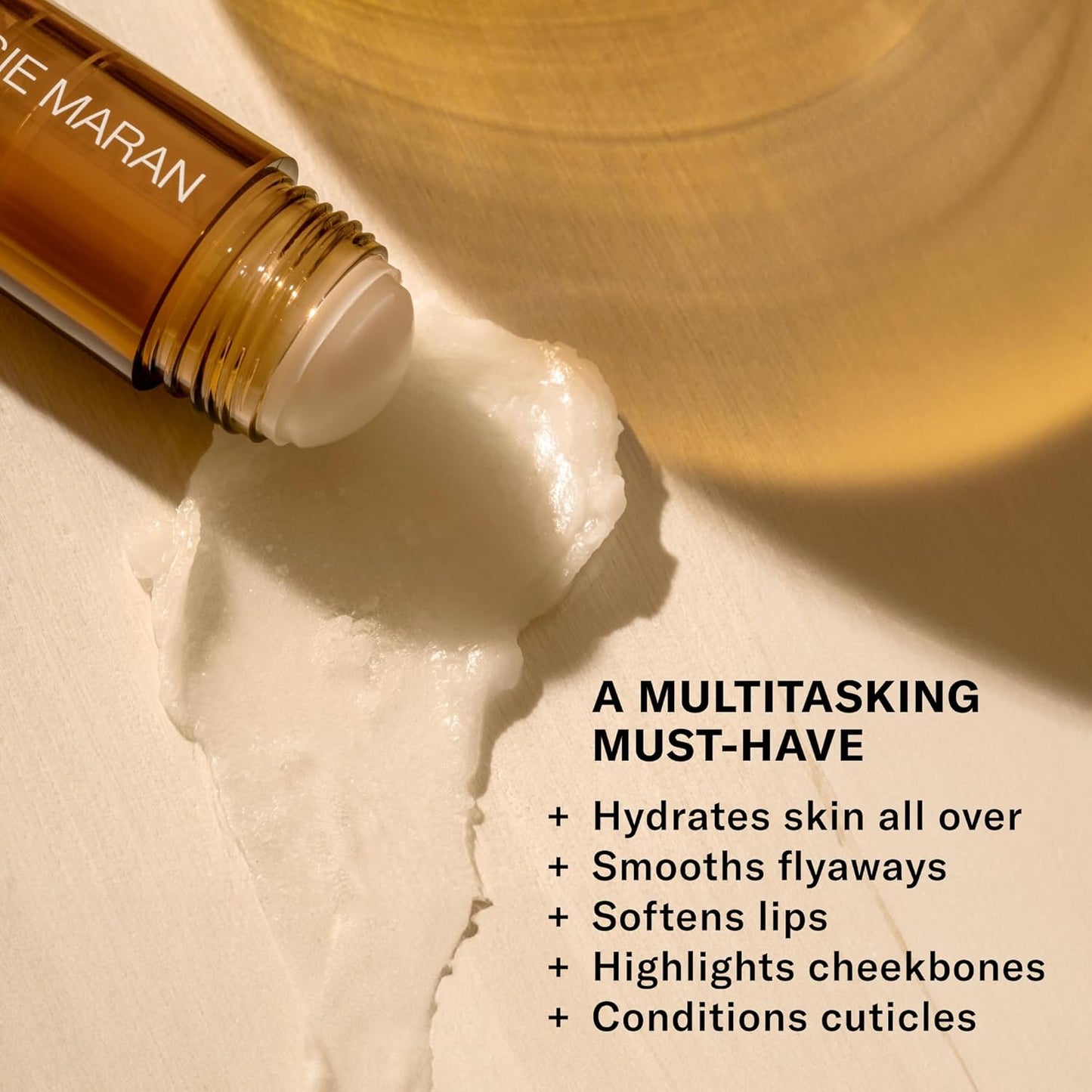 Josie Maran Argan Oil Moisture Stick - Travel Size Under Eye Balm & Face Balm to Restore Skin with Antioxidants & Essential Fatty Acids for a Healthy, Radiant Glow - Vegan & Cruelty-Free (0.35 Oz)