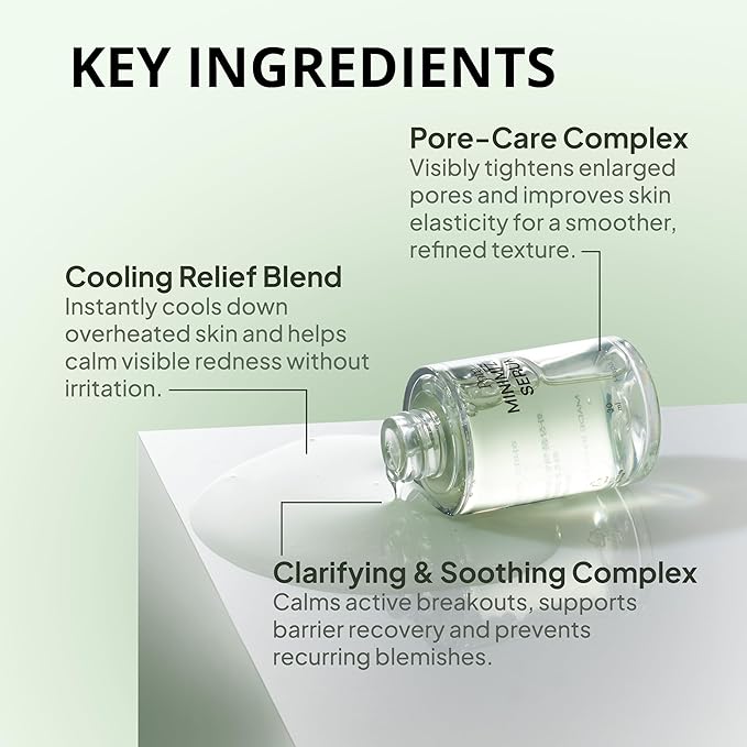 HAPA KRISTIN Face Serum Korean Skin Care Pore Care with Centella, Reduces Enlarged Pores & Excess Sebum, Niacinamide Serum, Oil Control, Pore Cleaner, Bakuchiol, 1.01 fl oz