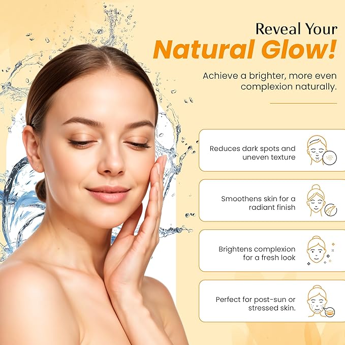 Vitamin C Face Mask – Overnight Hydrogel Care for Dark Spots, Fine Lines & Dry Skin – Dermatologist Tested, Anti-Aging, Korean Skin Care – Clean Beauty, Glass Skin Glow – Pack of 10