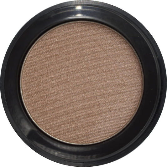 Brown Silver Shimmering Metallic Chocolate Brown Dark Bronze Pressed Powder Single Vegan Eyeshadow; Talc, Paraben & Cruelty Free