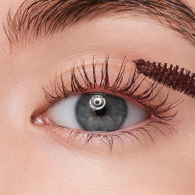 COSNORI Perfect Setting Waterproof Mascara Long&Curl 03 Rosy Brown – Long Lasting Smudge - Red Brown Mascara - Perfect for Auburn Hair & Hazel Eyes - K beauty - 0.23fl oz (7ml)