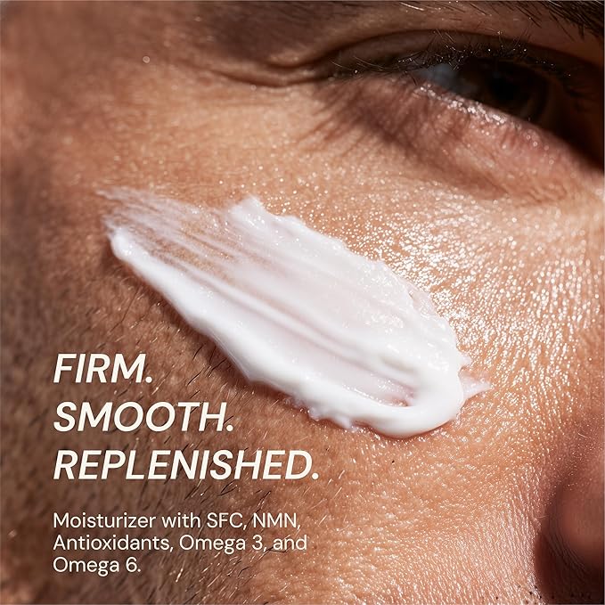 Blueprint Bryan Johnson Moisturizer with SFC & NMN – Age-Defying Face Cream for Firmness, Hydration & Barrier Repair – Fragrance Free, Longevity-Inspired Daily Skincare for Smooth, Youthful Skin