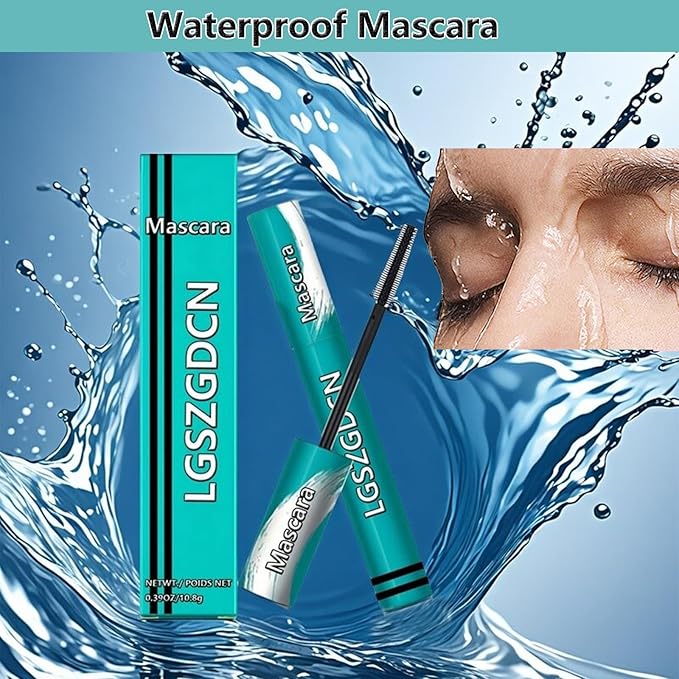 mascara Extensions waterproof sweatproof Long-Lasting black Mascara volume and length voluminous lengthening Defining Washable primer eye makeup No Clumping Black