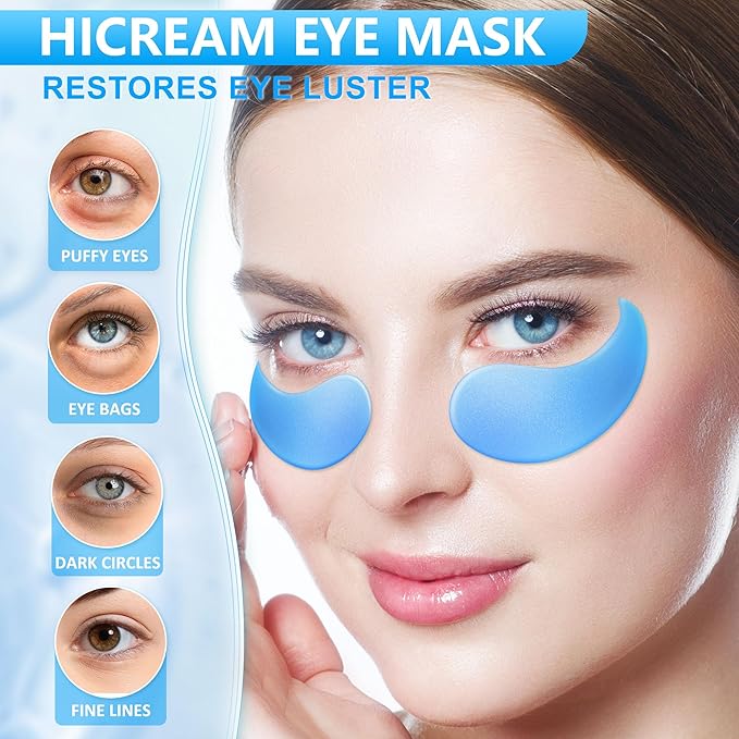Under Eye Patches for Puffy Eyes: 30 Pairs Retinol Collagen Eye Gels Pads - Reduce Wrinkles, Puffy Eyes, Eye Bags - Skin Treatment Mask with Retinol Collagen - Anti Aging & Face Moisturizer