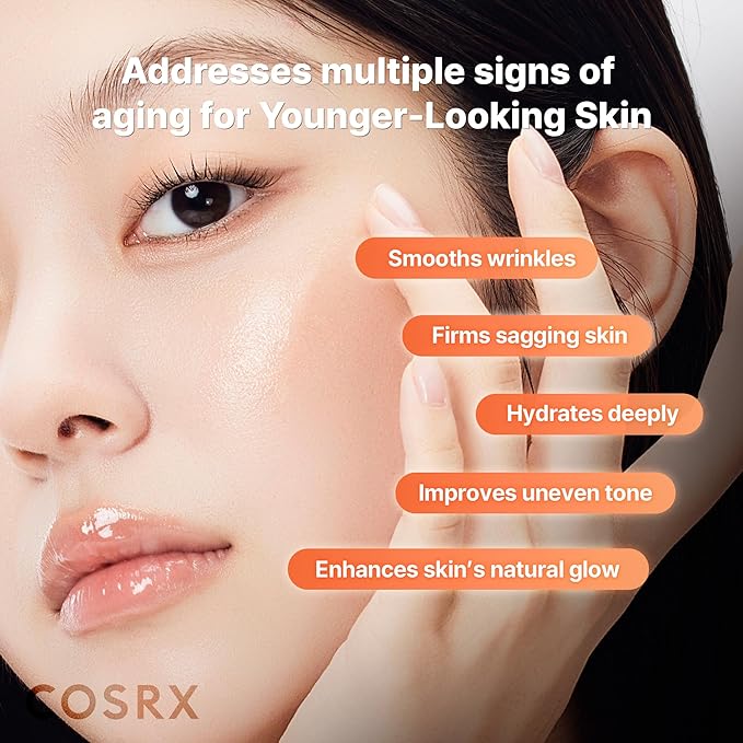 COSRX 5 PDRN Collagen Intense Vitalizing Serum - Korean Serum for Skin Firming & Glowing with Salmon DNA, Centella, Lactobacillus PDRN & Collagen, Korean Skin Care, Stocking Stuffers (3.38 fl.oz.)