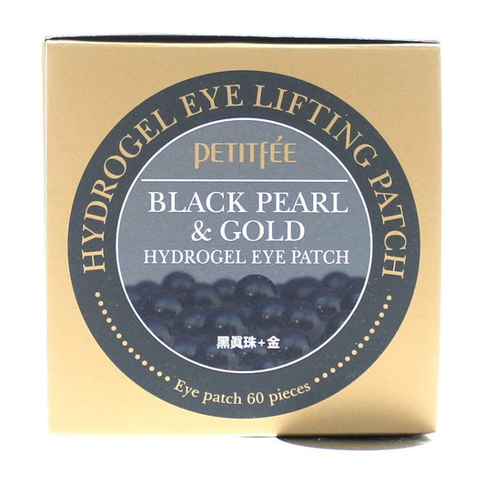 Petitfee Black Pearl & Gold Hydrogel Eye Patch, 60 Patches, 1.4 g