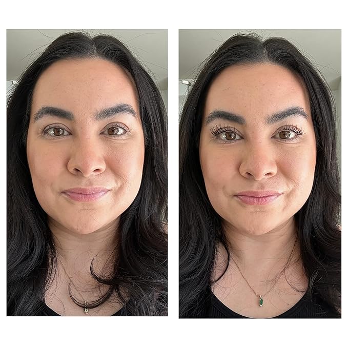 Rumi Cosmetiques VolumeCare+ Mascara For Mature Women - Extreme Length and Volume 2-in-1 Formula - No Clumps or Flaking, Long-Wearing, Hypoallergenic Mascara For Sensitive Eyes (Dark Brown)