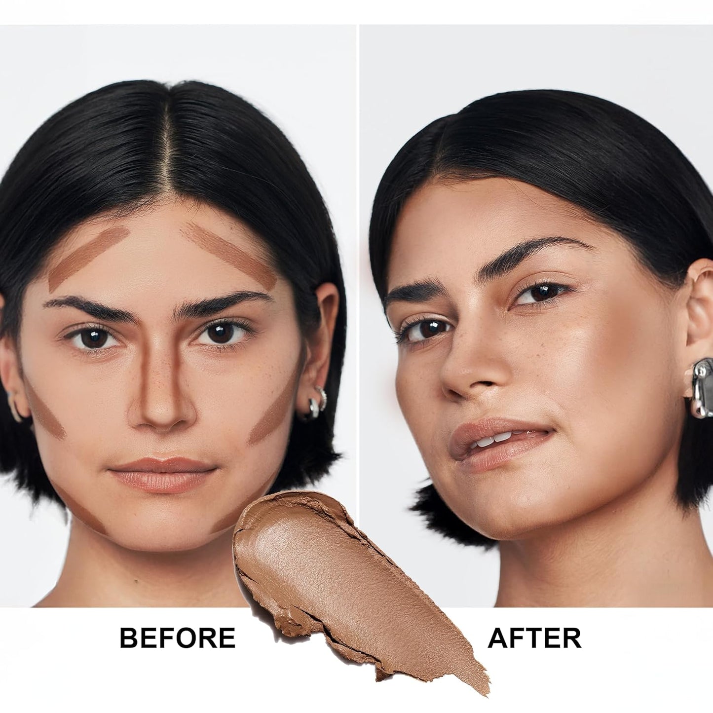 FV Contour Stick, Blendable & Smooth Cream Contour Stick with Natural Finish, Waterproof & Highly Pigmented Face Contour Makeup Stick for Beginners, Long Lasting & Cruelty-free, 02 Mocha