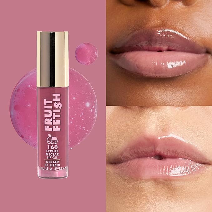 Milani Lip Oil with Vitamin E for Instant Hydration, Fruit Extract Infused Lip Treatment and Moisturizing Lip Gloss - Lychee Nectar
