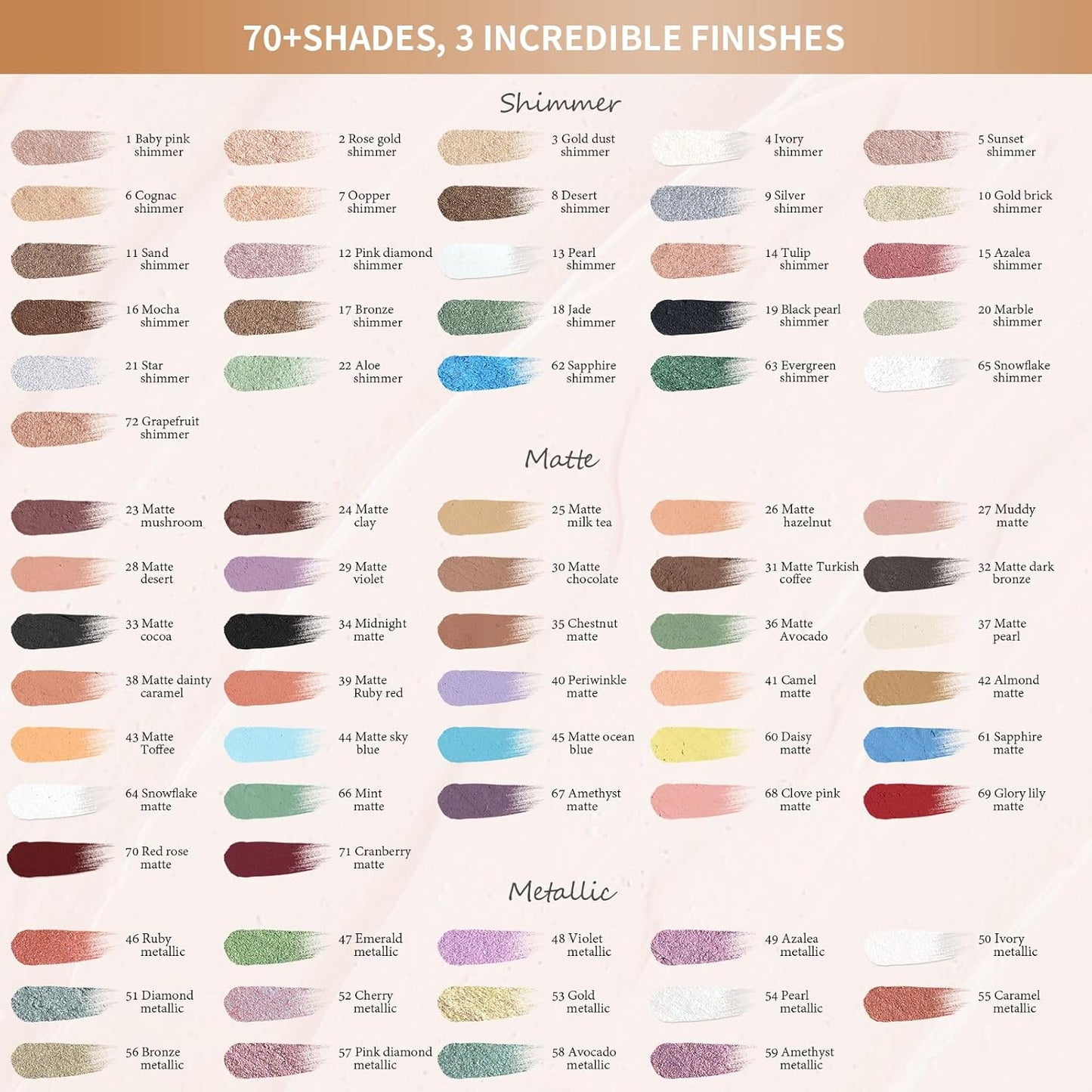 Cream Waterproof Hypoallergenic Eyeshadow Stick, long wear Metallic Glitter Matte Eye Shadow Pencil With Makeup Brush, Eye Brightener, 44 Matte Sky Blue