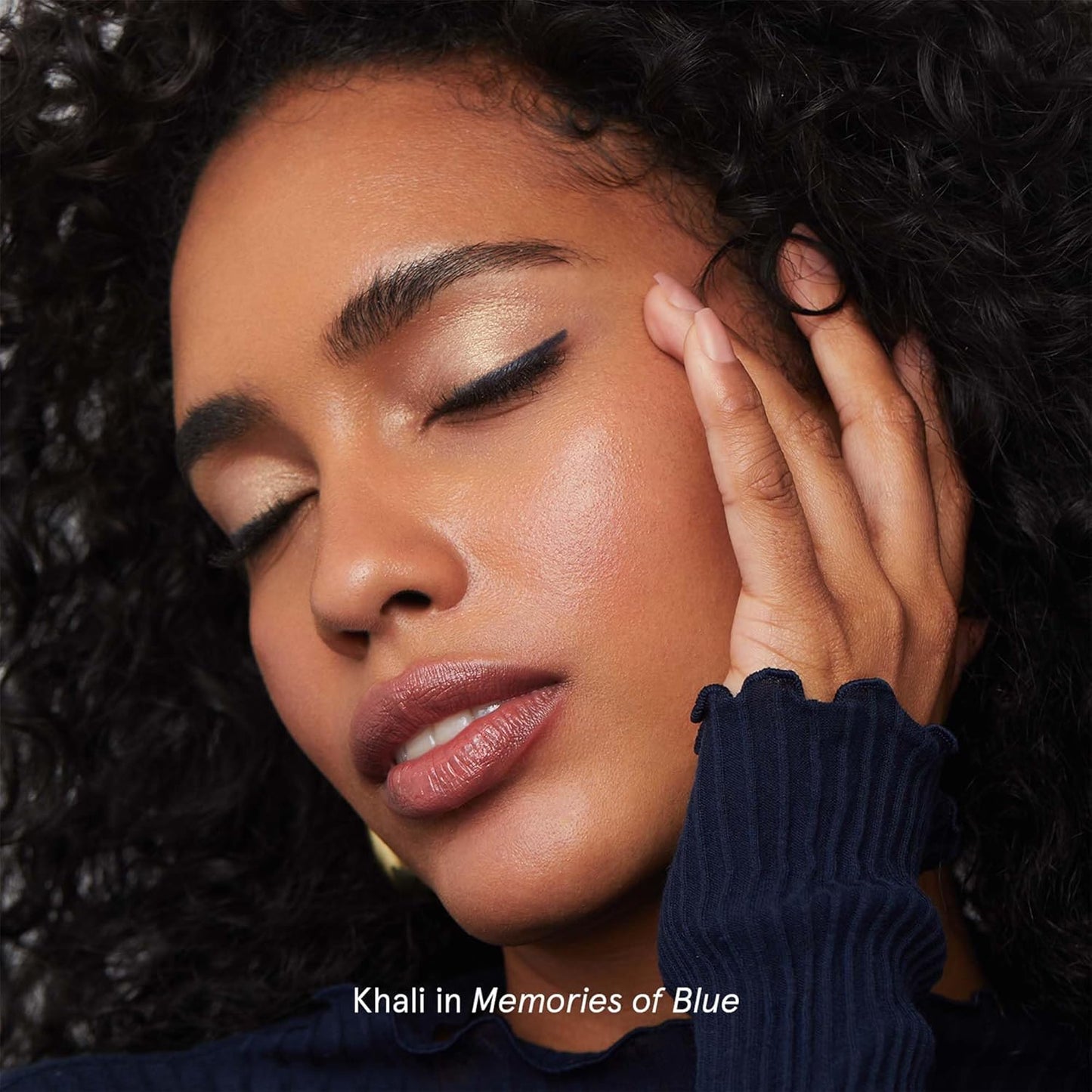 SOSHE Beauty - Waterproof Precision Eyeliner Refill | 1.5mm Smudge-Proof Gel Liner| Cruelty-Free, Certified Plastic Negative (Memories of Blue - Navy Blue, REFILL)